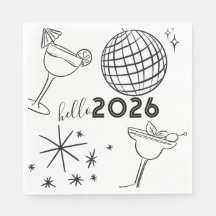 Garrafa de Vinho com Rabiscos Caprichosos Olá 2026