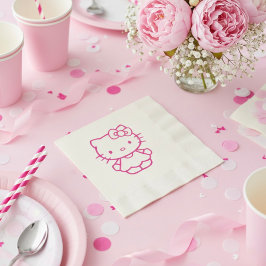 Guardanapo De Papel Gatinha