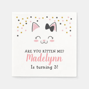 Guardanapo De Papel Gatinho Paper Napkins