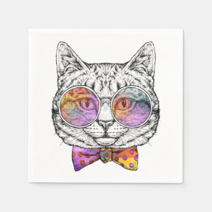 Guardanapo De Papel Gatinho sábio Kat