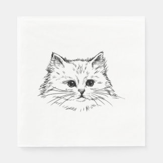 Guardanapo De Papel Gato