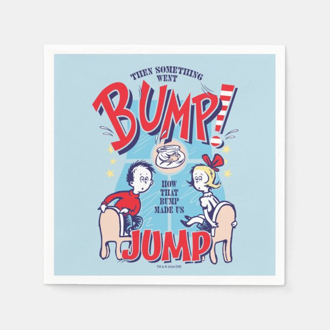 Guardanapo De Papel Gato no Chapéu | Então Algo Foi Bump (Frente)