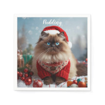 Gato Ragdoll Festivo Natal Personalizado 