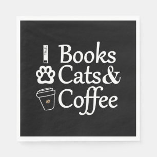 Guardanapo De Papel Gatos e café