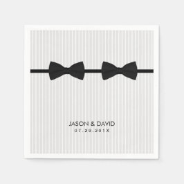 Guardanapo De Papel Gay Wedding Double Arco Gravatas Classic