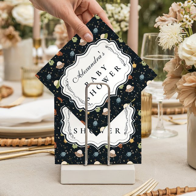 Guardanapo De Papel Gender Neutral Planet Safari Baby Shower (Criador carregado)