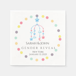 GUARDANAPO DE PAPEL GENDER REVEAL