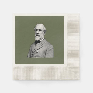 Guardanapo De Papel General Robert E. Lee USA Army Green