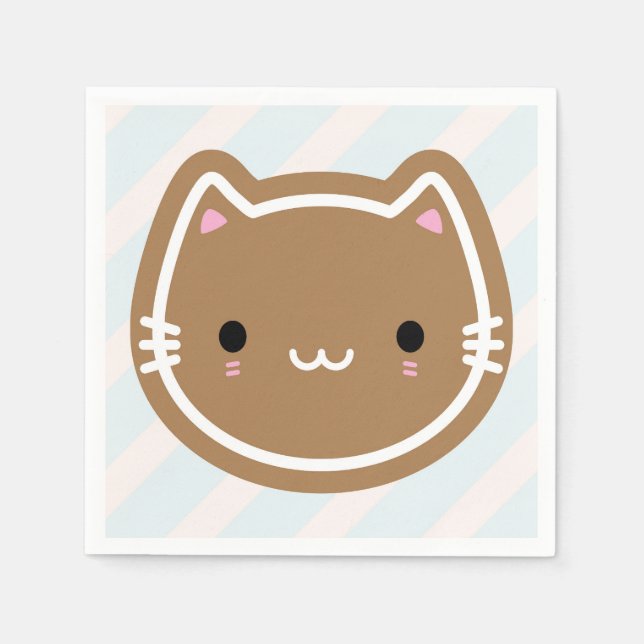 Guardanapo De Papel Gengibre de Natal bonito (Frente)