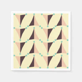 Guardanapo De Papel Geometric pattern in retro vibe