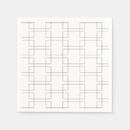 Guardanapo De Papel Geométrica do Torneio de Eliminação de Colchetes