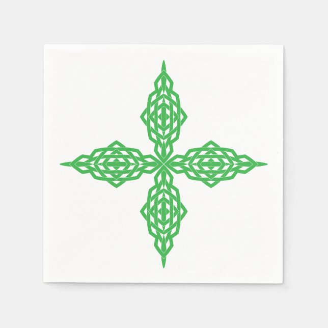 Guardanapo De Papel Geométrico Cross Napkins (Frente)