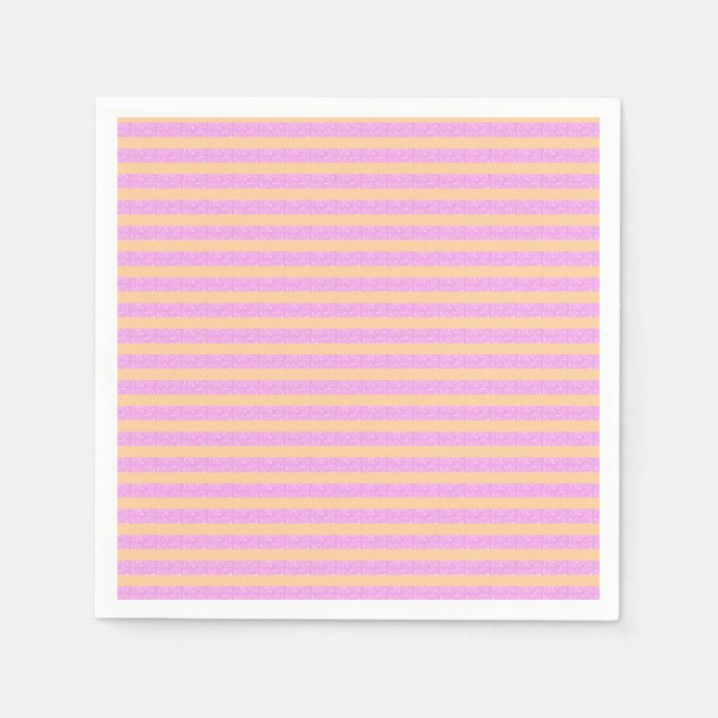 Guardanapo De Papel Geométrico Rosa  (Frente)