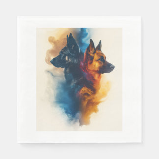 Guardanapo De Papel German shepherd em Nebula Nexus