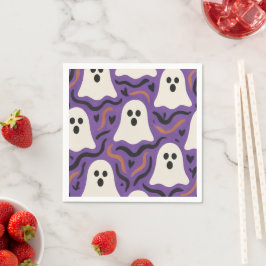 Guardanapo De Papel Ghost Pattern Halloween