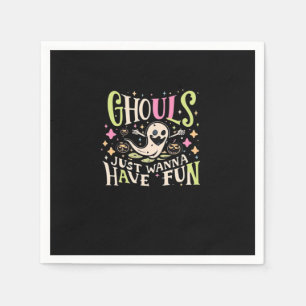 Guardanapo De Papel Ghouls Só Quer Divertir-Se Com Design