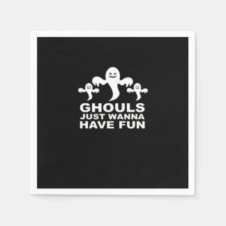 Guardanapo De Papel Ghouls Só Quer Divertir-Se No Halloween Engraçado