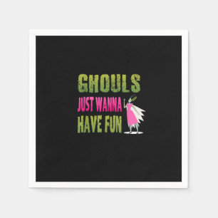 Guardanapo De Papel Ghouls Só Quer Fazer Uma Citação Divertida - Hallo