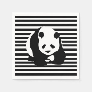 Guardanapo De Papel Giant Panda e Stripes