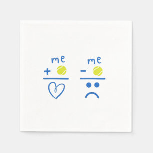 Guardanapo De Papel Gift do Jogador de Correspondência de Racquet da B