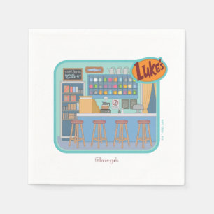 Guardanapo De Papel Gilmore Girls O Gráfico do Diner do Luke