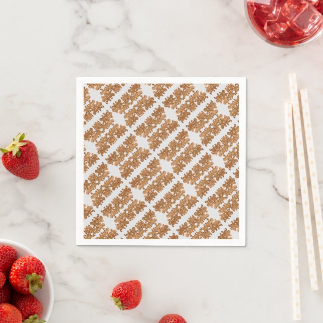 Guardanapo De Papel Gingerbread Man Christmas Cookie Holiday Baking  (Insitu)