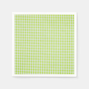 Guardanapo De Papel Gingham Verde