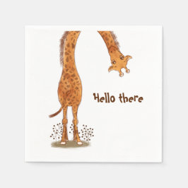 Guardanapo De Papel Girafa, Zoo Animal Birthday