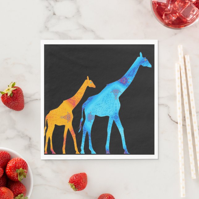 Guardanapo De Papel Giraffe Paper Napkin (Insitu)