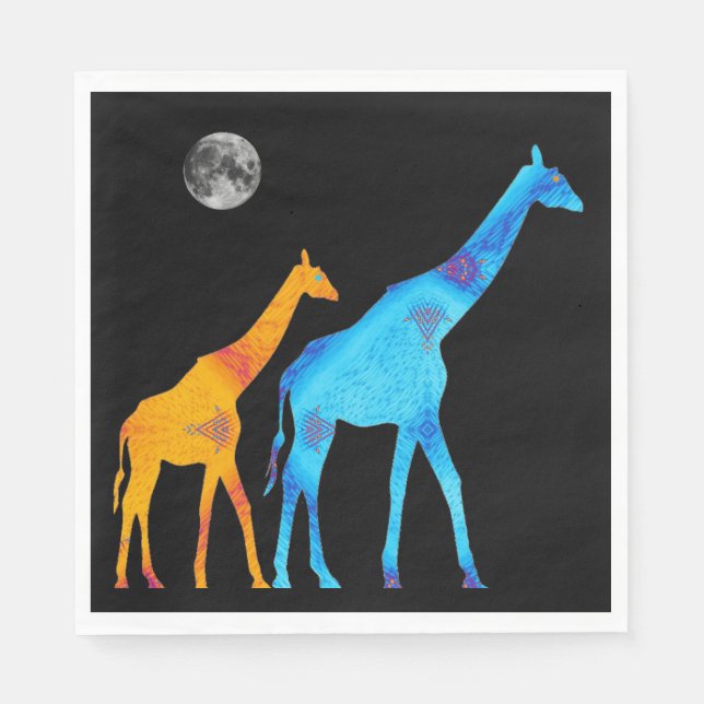 Guardanapo De Papel Giraffe Paper Napkin (Frente)