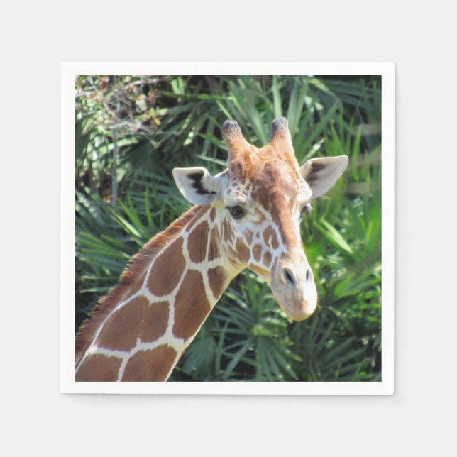 Guardanapo De Papel Giraffe Paper Napkins (Frente)