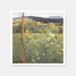 Guardanapo De Papel Girassóis (por Jacek Malczewski)