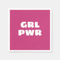 Girl Power Napkins