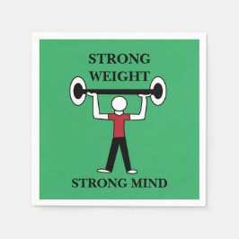 Guardanapo De Papel Giro de Malhação de Bodybuilder