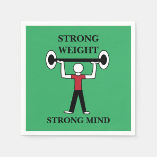 Guardanapo De Papel Giro de Malhação de Bodybuilder