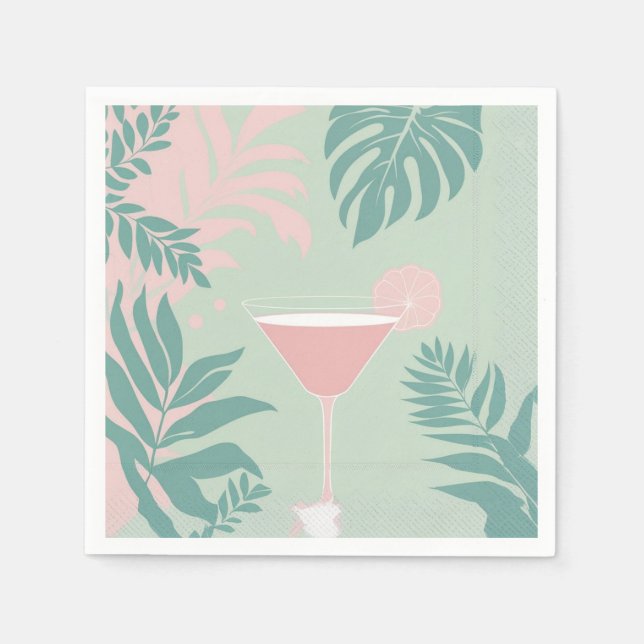 Guardanapo De Papel Glamour Tropical (Frente)