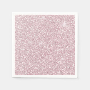 Guardanapo De Papel Glitter cintilante cintilante rosado e brilhante a