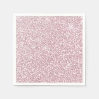 Guardanapo De Papel Glitter cintilante rosado e elegante de abstrato c