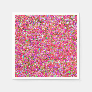 Guardanapo De Papel Glitter Moderno de Gripe Mosaica Multicolor #4