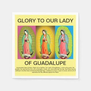 Guardanapo De Papel glória para nossa dama de guadalupe