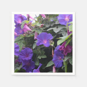 Guardanapo De Papel Glórias de Primavera da manhã em azul