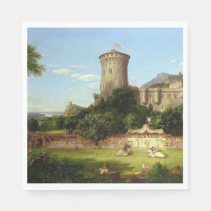 Guardanapo De Papel Glorioso Passado (Castelo Medieval e Cavaleiros Jo