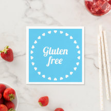 Gluten Free Celiac Coeliac Blue Party