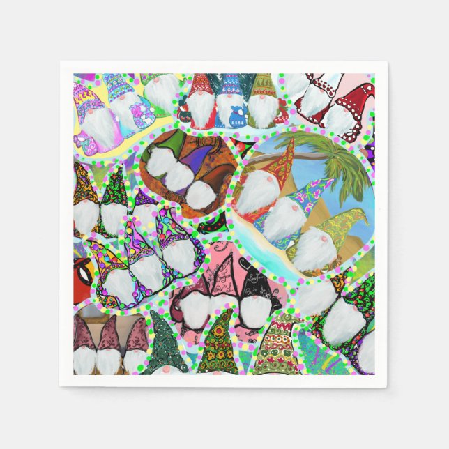 GUARDANAPO DE PAPEL GNOME    (Frente)