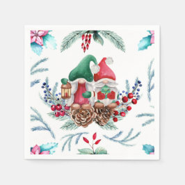 Guardanapo De Papel Gnomos em Cone