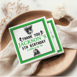 Guardanapo De Papel Goal! Festa de aniversário de 5 de futebol