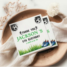 Guardanapo De Papel Goal! Festa de aniversário de 5 de futebol