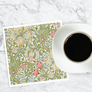 Guardanapo De Papel Golden Lily William Morris Floral