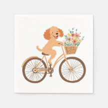 Goldendoodle Cachorro Cachorro Bicando Flores De M