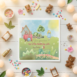Guardanapo De Papel Goldilocks Birthday Napkin